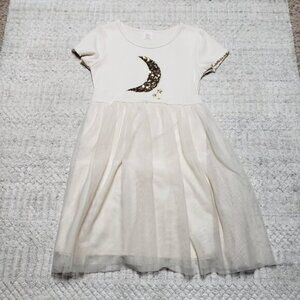 Wonder Nation Girls Moon Tutu Dress L 10-12
